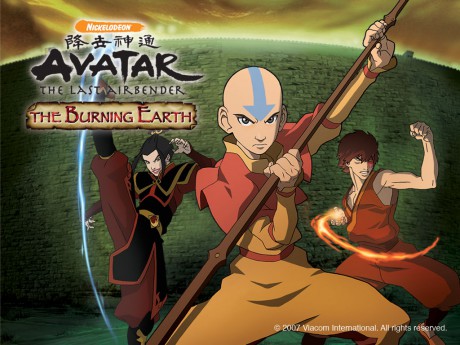 avatar the burning earth wallparel1